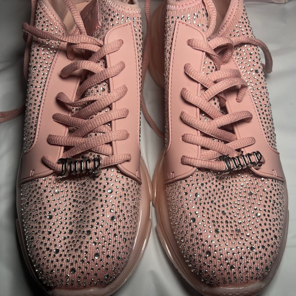 JUICY COUTURE Women's Adana Sneakers WJ03841W Color Blush-Q Size 10 Very Clean! - Picture 7 of 10
